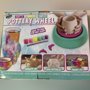 New Anker Art Pottery Wheel Sculpt And Paint 2 Speeds ages 6 and up